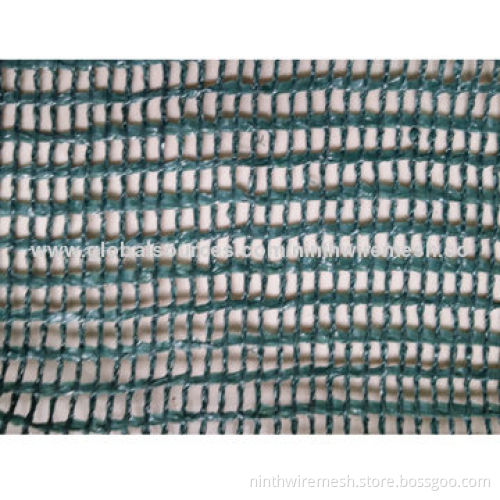 Plastic mesh kind barrier fencing, made of high-density and low pressure polypropylene